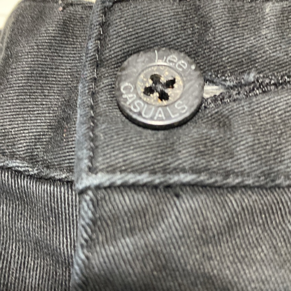 LEE KHAKIS Women’s High-Rise Dressy Black Cotton/Spandex Blend Capris 12M - Picture 9 of 16